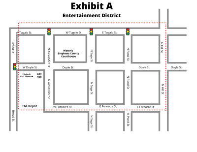 Entertainment District Map